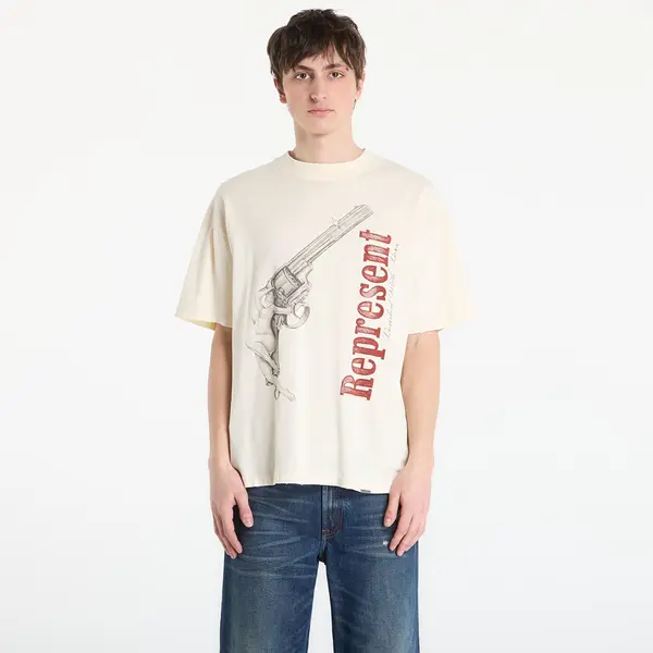 REPRESENT Тениска REPRESENT Loaded With Love T-Shirt UNISEX Buttercream XL