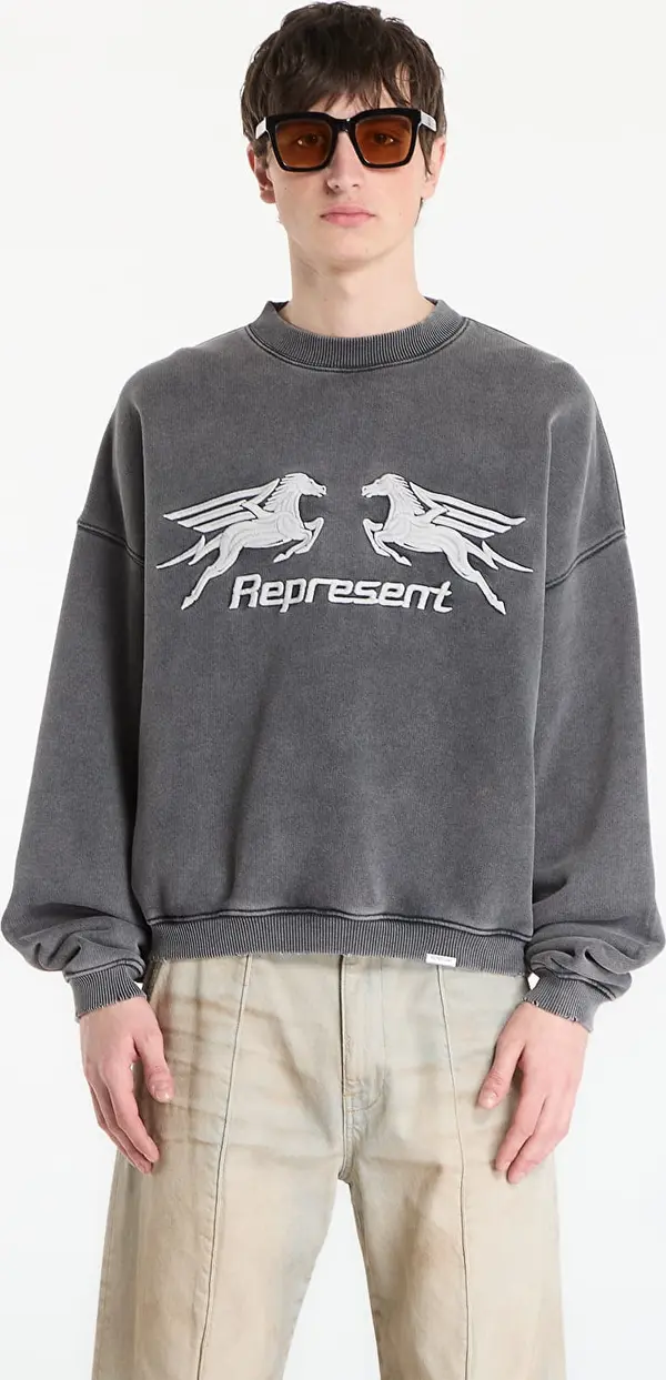 REPRESENT Тениска REPRESENT Pegasus Sweatshirt UNISEX Vintage Grey M
