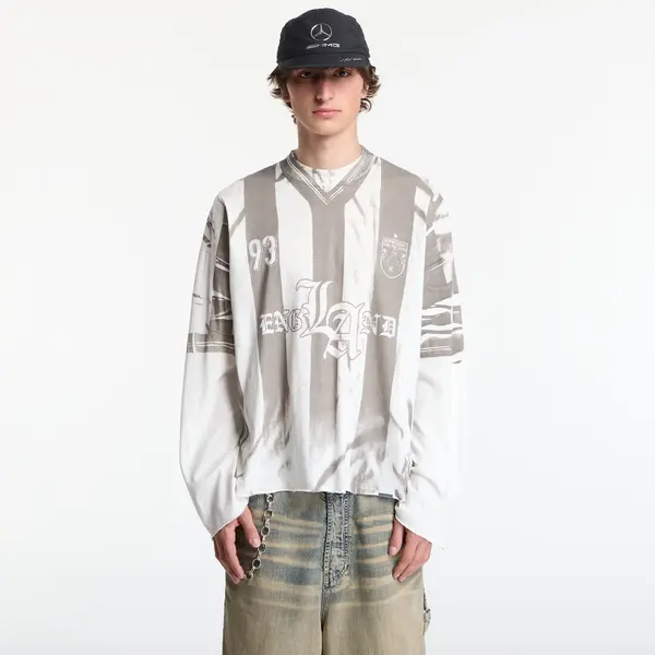 REPRESENT Тениска REPRESENT Printed Ls Football Top UNISEX Flat White M