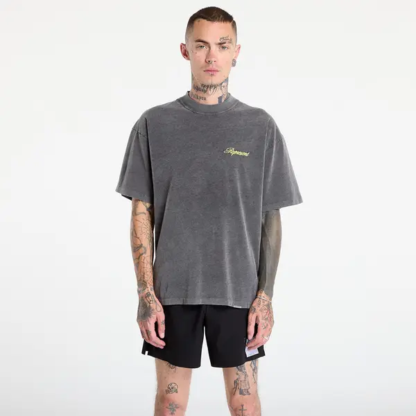 REPRESENT Тениска REPRESENT Script Logo T-Shirt Vintage Grey XXL