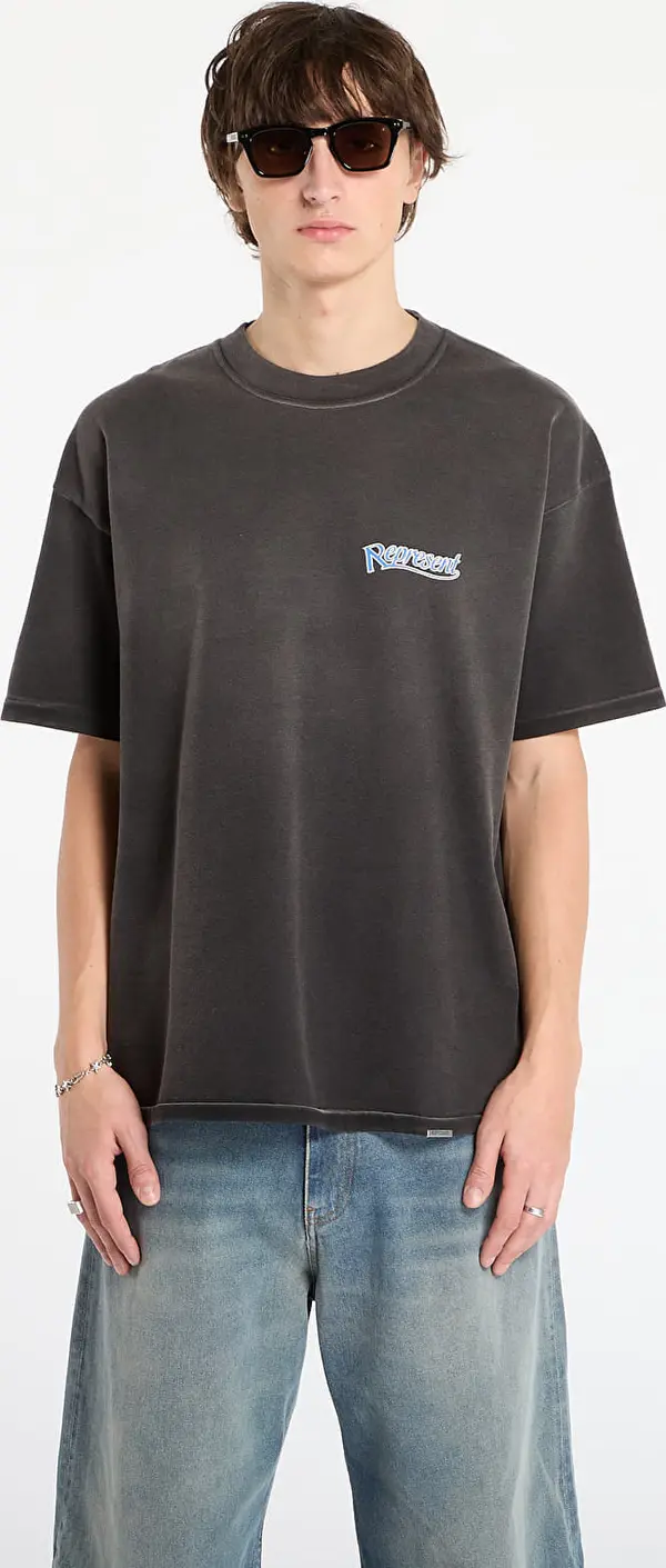 REPRESENT Тениска REPRESENT Showcasing T-Shirt Stained Black XL