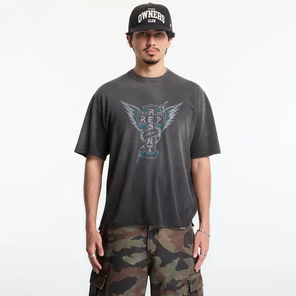 REPRESENT Тениска Represent Westside Tshirt UNISEX Stained Black L