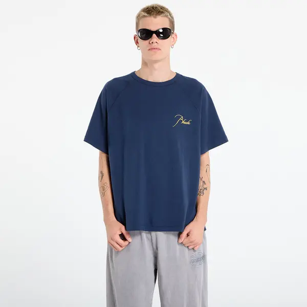 Rhude Тениска Rhude Classique Raglan Tee Navy/ Yellow XL