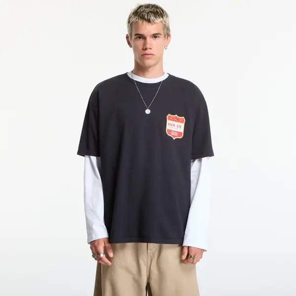 Rhude Тениска Rhude Filtaro Crest Tee Vintage Black/ Red/ Yellow L