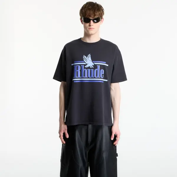 Rhude Тениска Rhude Rossa Tee Vintage Black/ Blue L