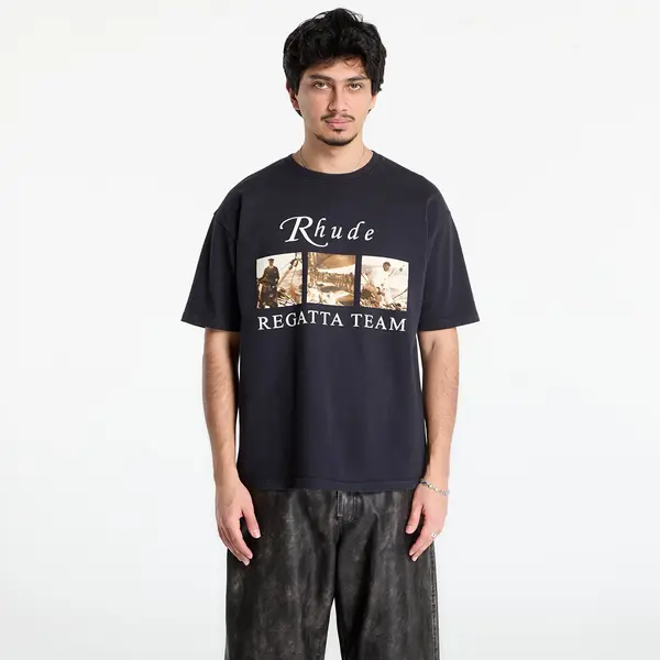 Rhude Тениска Rhude Usvi Regatta Tour Tee Vintage Black/ White/ Red XXL