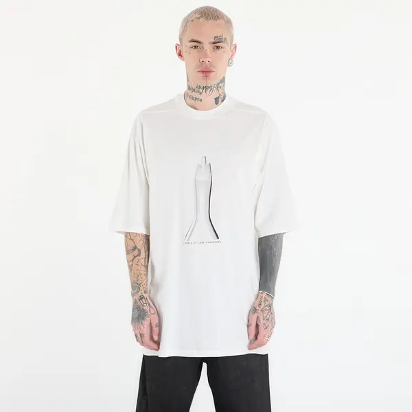Rick Owens DRKSHDW Тениска Rick Owens DRKSHDW Jumbo Ss T-Shirt Milk/ Black M