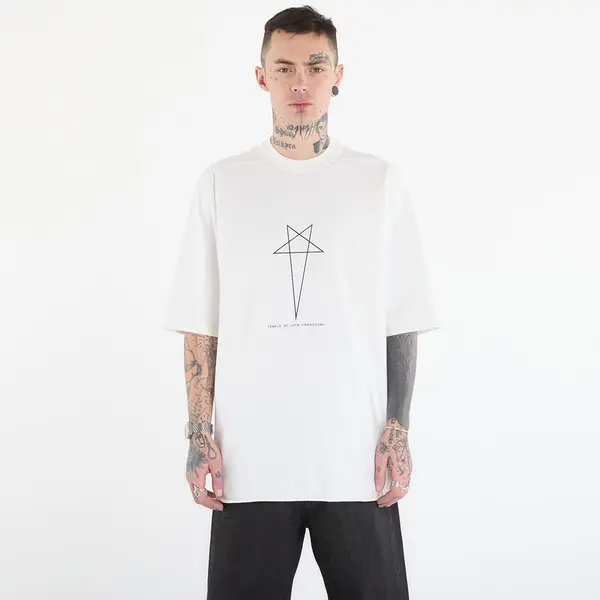 Rick Owens DRKSHDW Тениска Rick Owens DRKSHDW Jumbo Ss T-Shirt Milk/ Black M