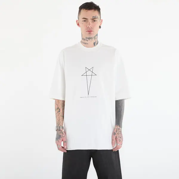 Rick Owens DRKSHDW Тениска Rick Owens DRKSHDW Jumbo Ss T-Shirt Milk/ Black S