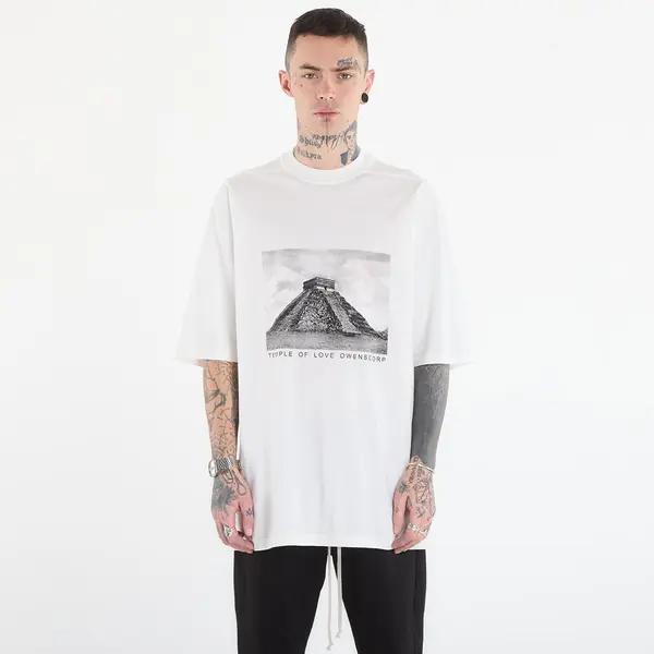 Rick Owens DRKSHDW Тениска Rick Owens DRKSHDW Jumbo Ss T-Shirt Milk/ Black S