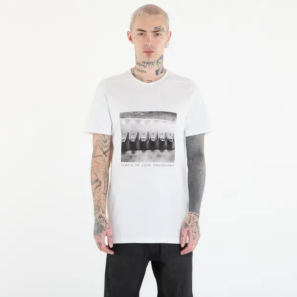 Rick Owens DRKSHDW Тениска Rick Owens DRKSHDW Level T-Shirt Milk/ Black XXL