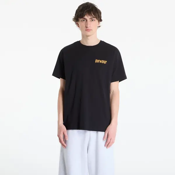 RIPNDIP Тениска RIPNDIP Burn Tee Black Wash L