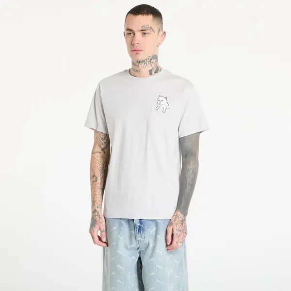 RIPNDIP Тениска RIPNDIP For Sale Pocket Tee Grey S