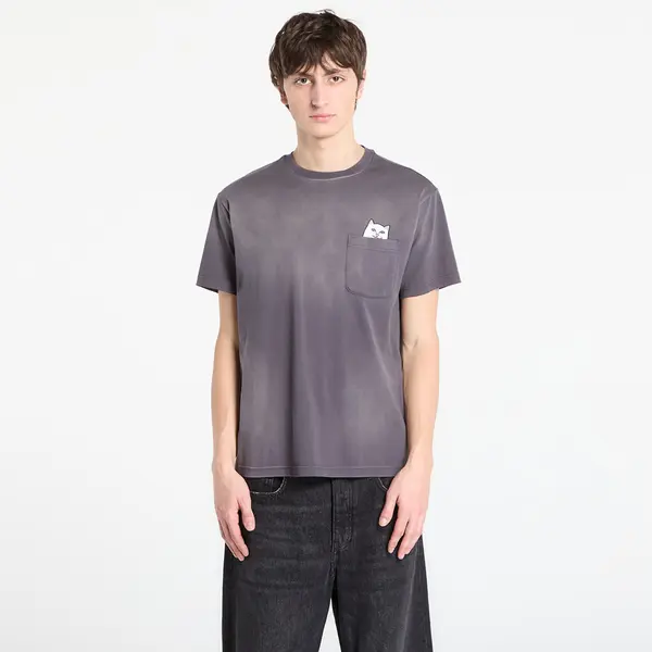 RIPNDIP Тениска RIPNDIP Lord Nermal Pocket Tee Charcoal Vintage Wash L