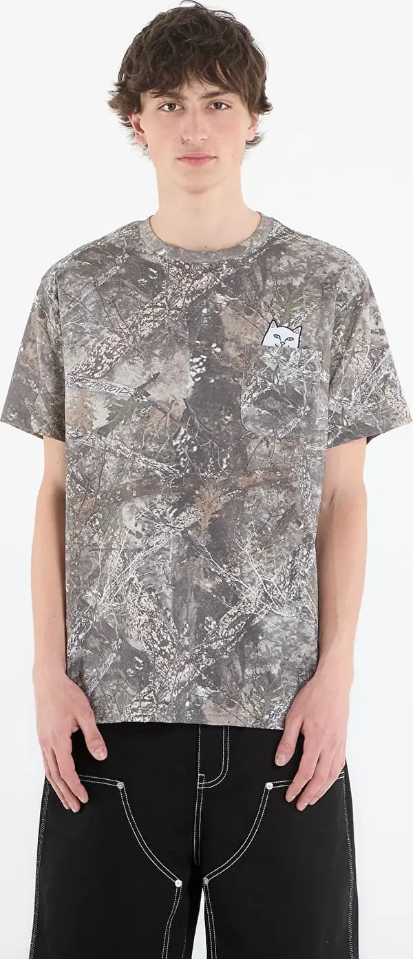 RIPNDIP Тениска RIPNDIP Lord Nermal Pocket Tee Nerm Tree Camo L
