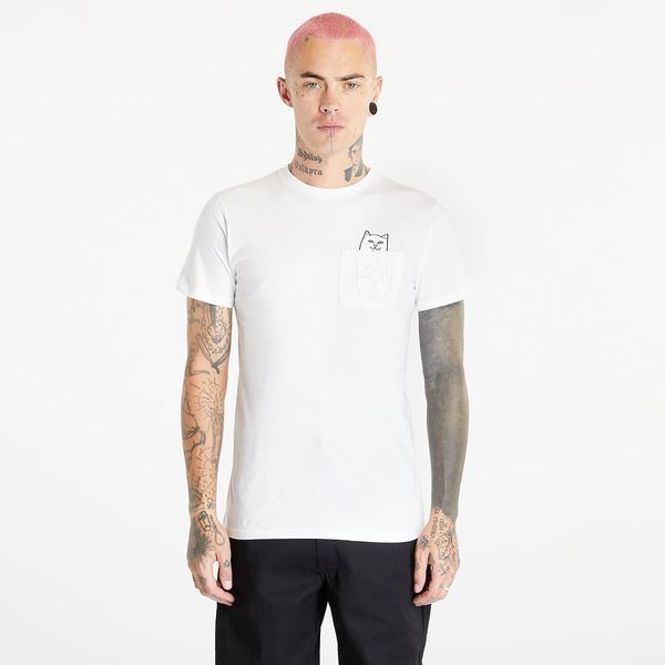 RIPNDIP Тениска RIPNDIP Lord Nermal Pocket Tee White L
