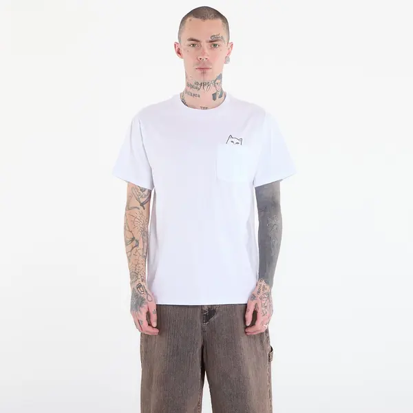 RIPNDIP Тениска RIPNDIP Lord Nermal S/S Pocket Tee White S