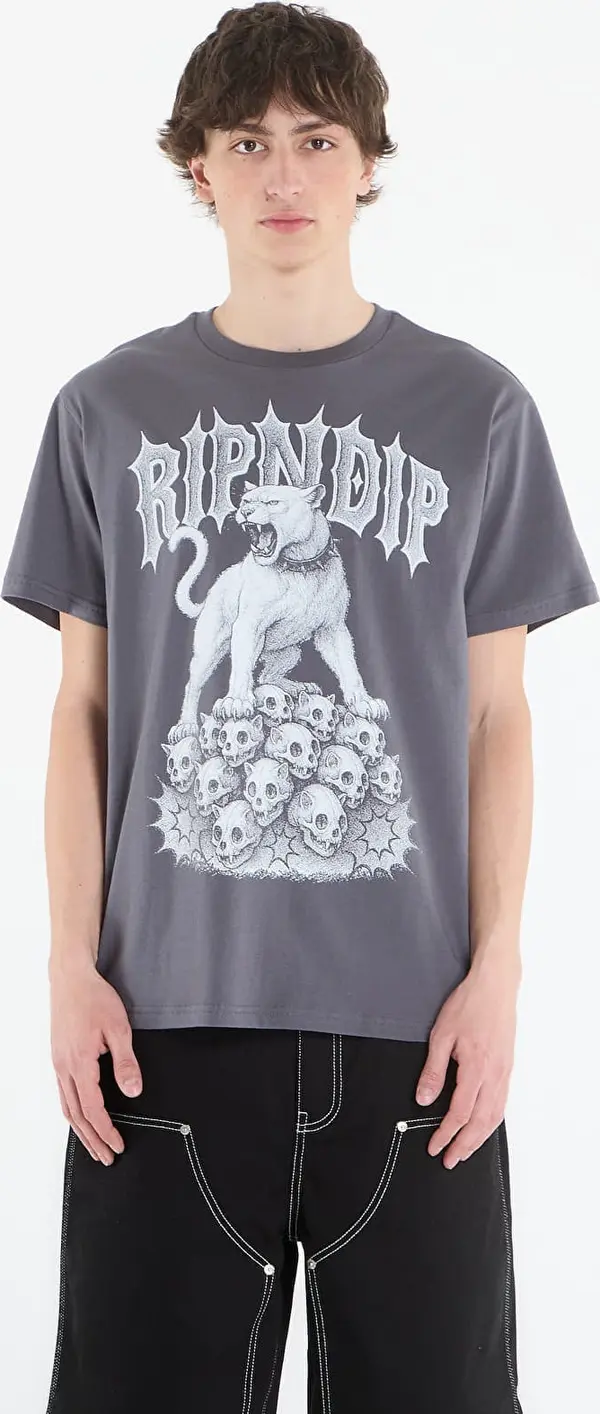 RIPNDIP Тениска RIPNDIP Wasteland Tee Charcoal S