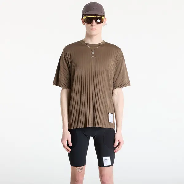 Satisfy Тениска Satisfy AuraLite Pleated T-Shirt Olive L