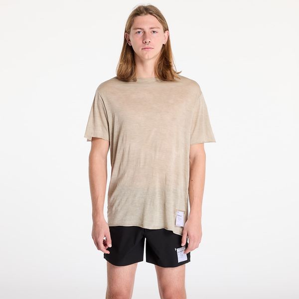 Satisfy Тениска Satisfy CloudMerino T-Shirt UNISEX Sun Bleached Greige M