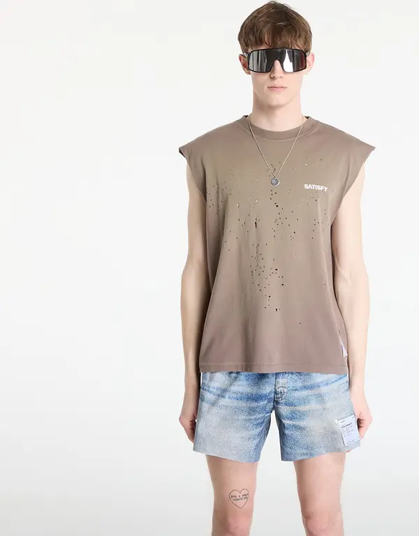 Satisfy Тениска Satisfy MothTech Muscle Tee Sun Bleached Falcon S