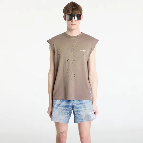 Satisfy Тениска Satisfy MothTech Muscle Tee Sun Bleached Falcon XL