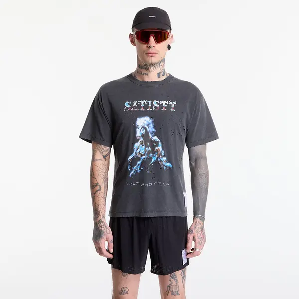 Satisfy Тениска Satisfy MothTech T-Shirt Aged Black S