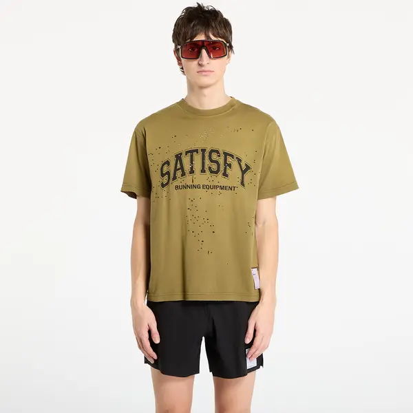 Satisfy Тениска Satisfy MothTech T-Shirt Sun Bleached Military Olive S