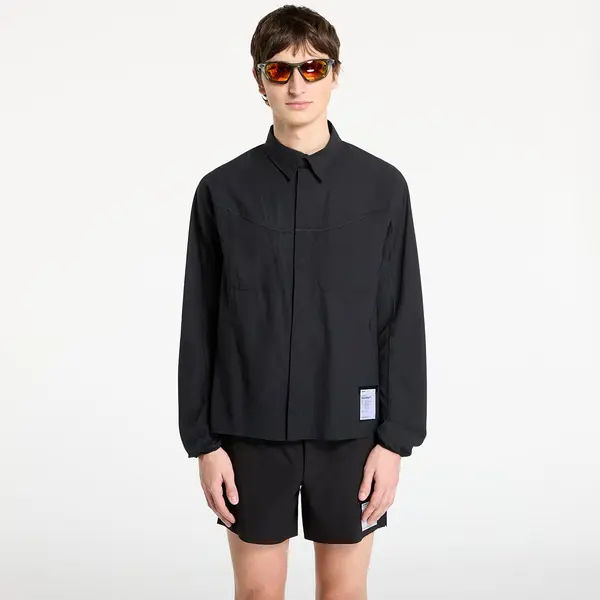 Satisfy Тениска Satisfy PeaceShell River Shirt Black M