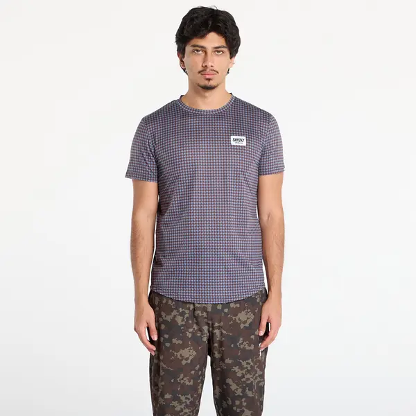 SAYSKY Тениска SAYSKY Houndstooth Combat T-Shirt Blue Aop M