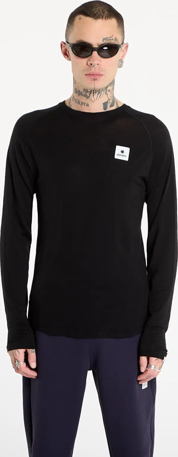 SAYSKY Тениска SAYSKY Merino 165 Base Layer Long Sleeve Black S