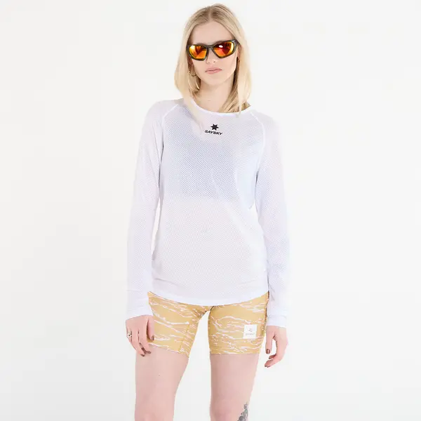 SAYSKY Тениска SAYSKY Mesh Base Layer Long Sleeve White M