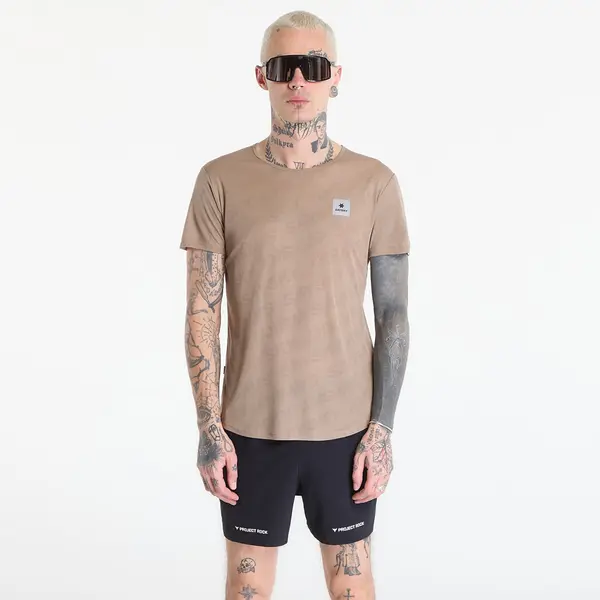 SAYSKY Тениска SAYSKY Reactive Flow T-shirt Dark Beige Logo XL