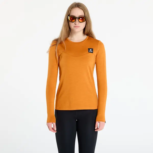 SAYSKY Тениска SAYSKY W Reflective Logo Pace Long Sleeve Orange L