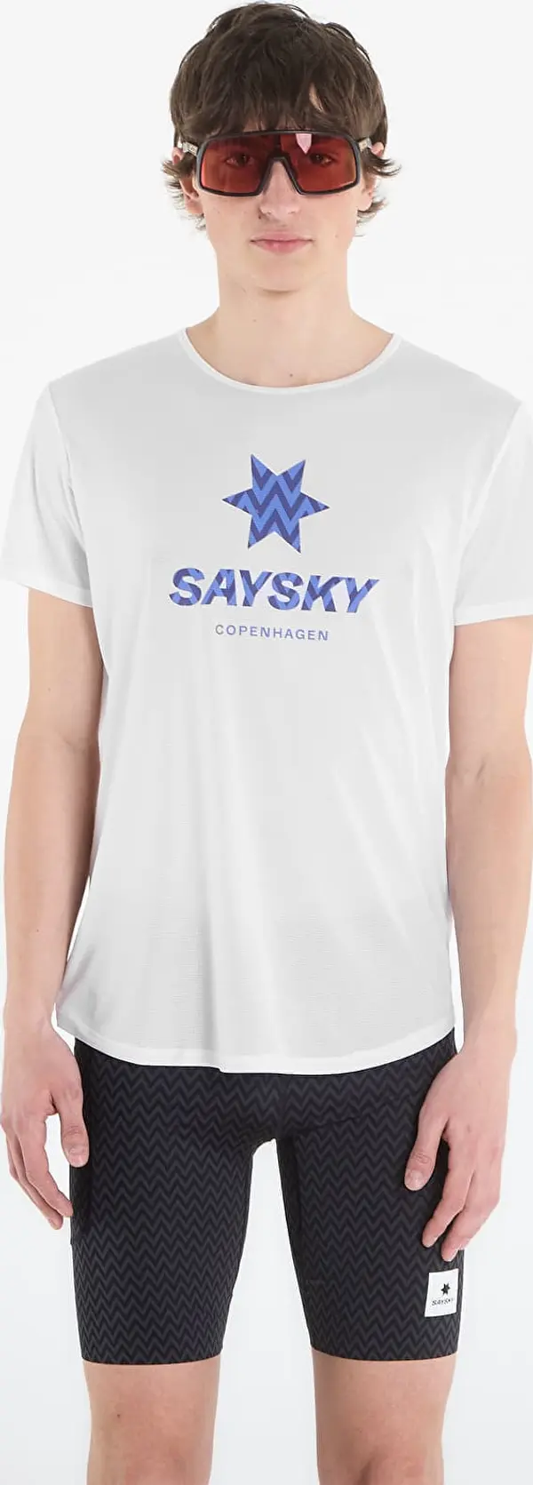 SAYSKY Тениска SAYSKY Zig Zag Flow T-shirt White XL