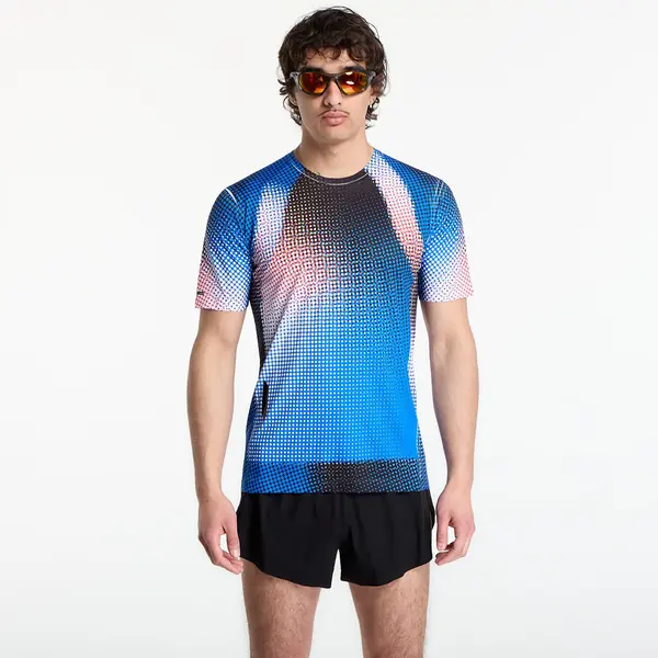 SOAR Running Тениска SOAR Printed Tech T Blue/ Black Dots S
