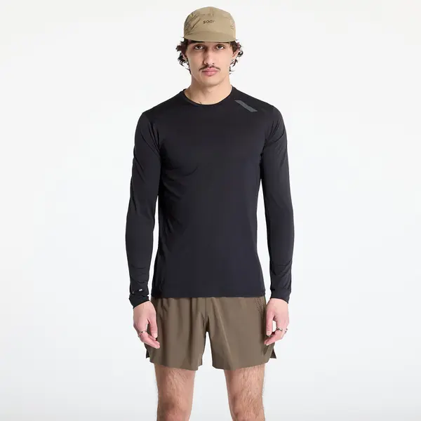 SOAR Running Тениска SOAR Running Men's Longsleeve Tech Tee Black S