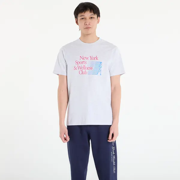 Sporty & Rich Тениска Sporty & Rich NY Motion T-Shirt UNISEX Heather Gray XS