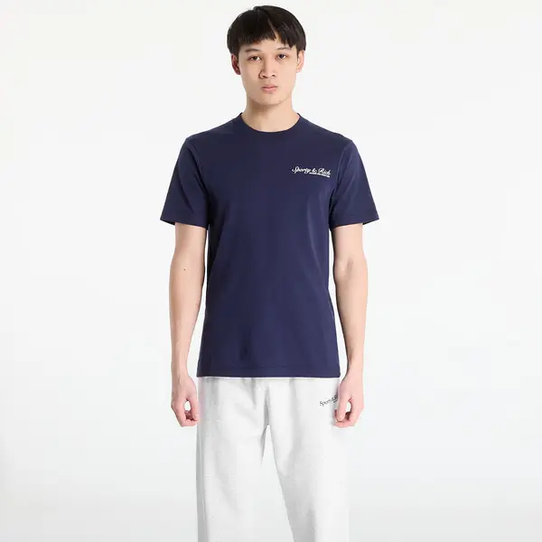 Sporty & Rich Тениска Sporty & Rich Syracuse T-Shirt UNISEX Dark Navy M