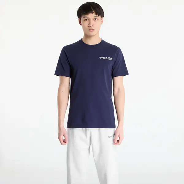Sporty & Rich Тениска Sporty & Rich Syracuse T-Shirt UNISEX Dark Navy S