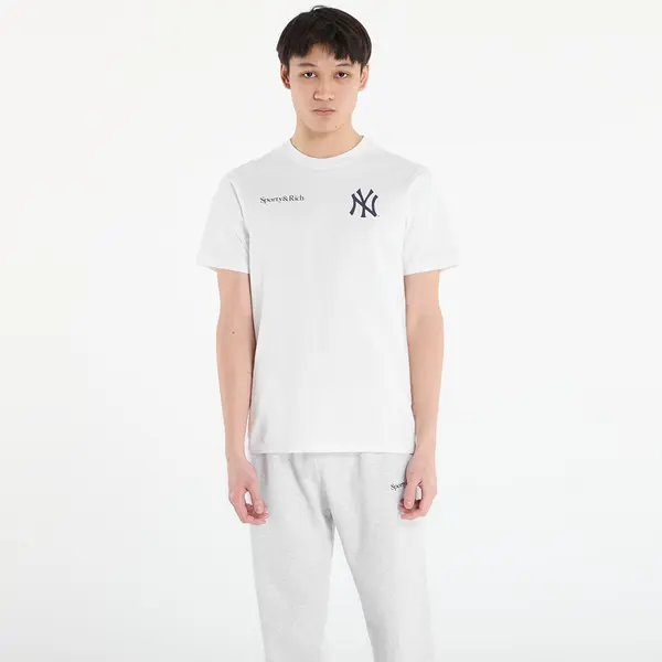 Sporty & Rich Тениска Sporty & Rich Yankees Curve T-Shirt UNISEX White M
