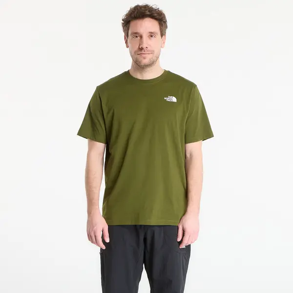 The North Face Тениска The North Face Box Nse Regular Short Sleeve Tee Woodland Green L