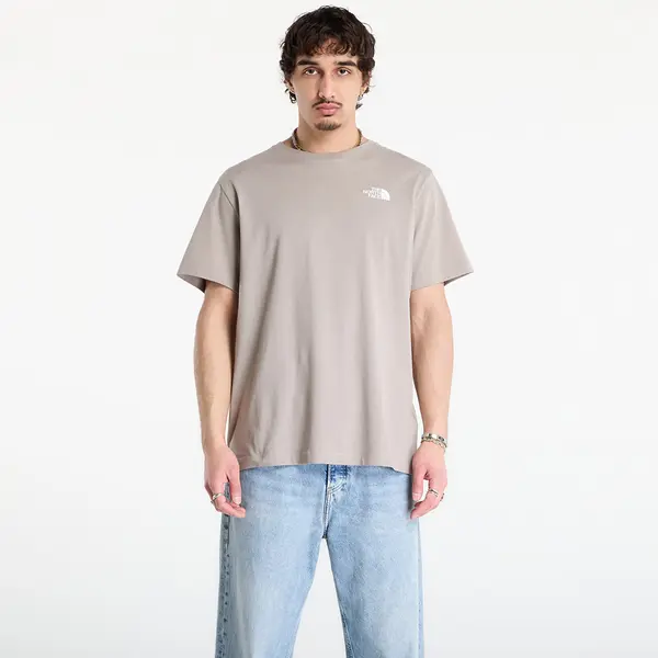 The North Face Тениска The North Face Evolution Box Nse Short Sleeve Tee Stone Slab XL