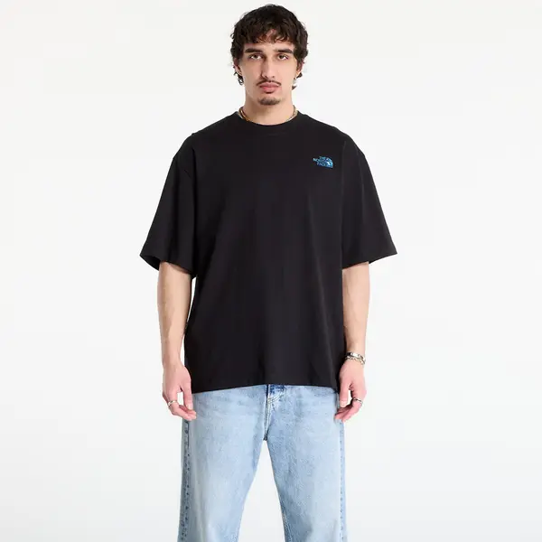 The North Face Тениска The North Face Liquid Box Nse Oversize Short Sleeve Tee-Graphic TNF Black M