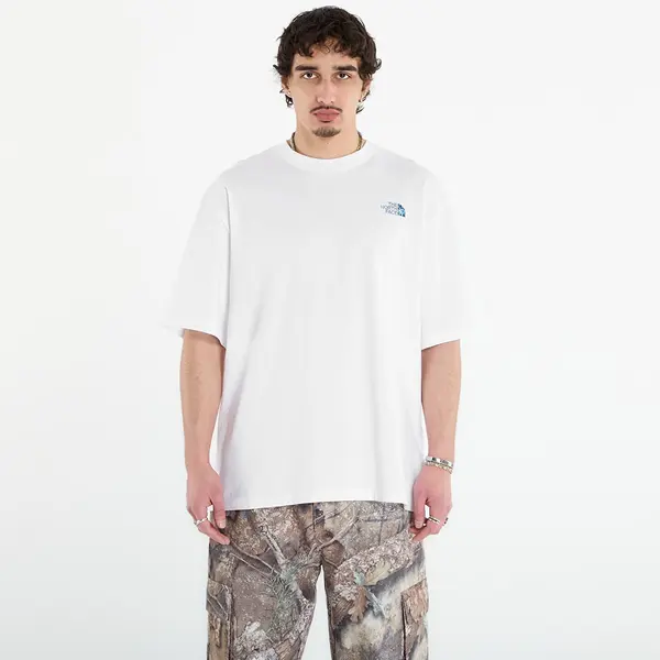 The North Face Тениска The North Face Liquid Box Nse Oversize Short Sleeve Tee-Graphic TNF White M