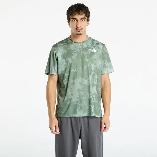 The North Face Тениска The North Face M 24/7 Short Sleeves Regular Tee Bark Mist Light Refractions Print XL