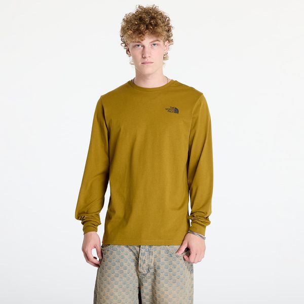 The North Face Тениска The North Face M L/S Box Nse Tee Moss Green S