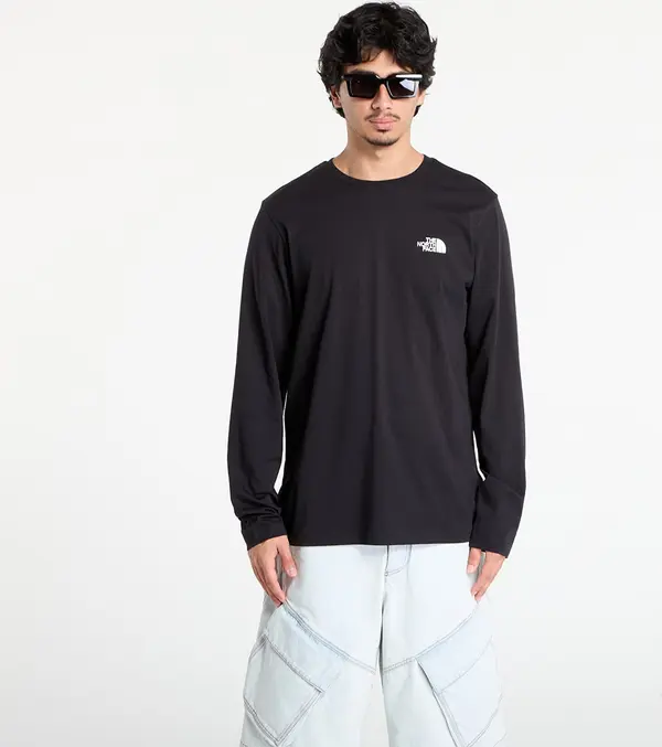 The North Face Тениска The North Face M L/S Simple Dome Tee TNF Black S