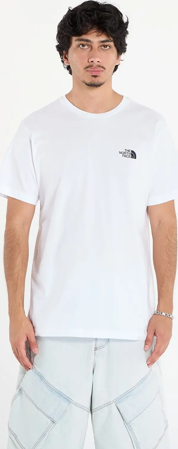 The North Face Тениска The North Face M Vertical Logo Ss Tee TNF White S
