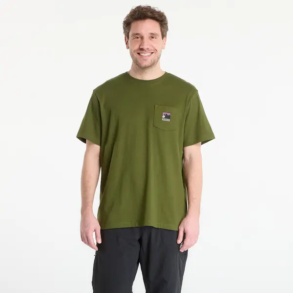 The North Face Тениска The North Face Mountain Logo Relaxed Short Sleeve Tee-Graphic Woodland Green S